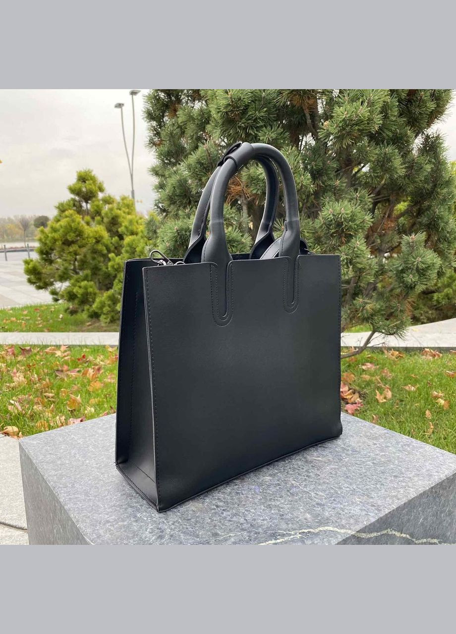 Большая черная женская сумка стиль Луи Витон люкс, большая городская сумка для женщин на плечо No Brand (334729569)