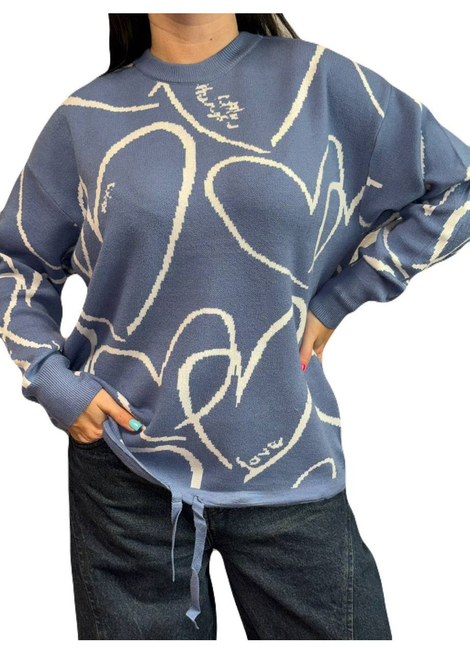 Світло-синій демісезонний светрик Fashion Club