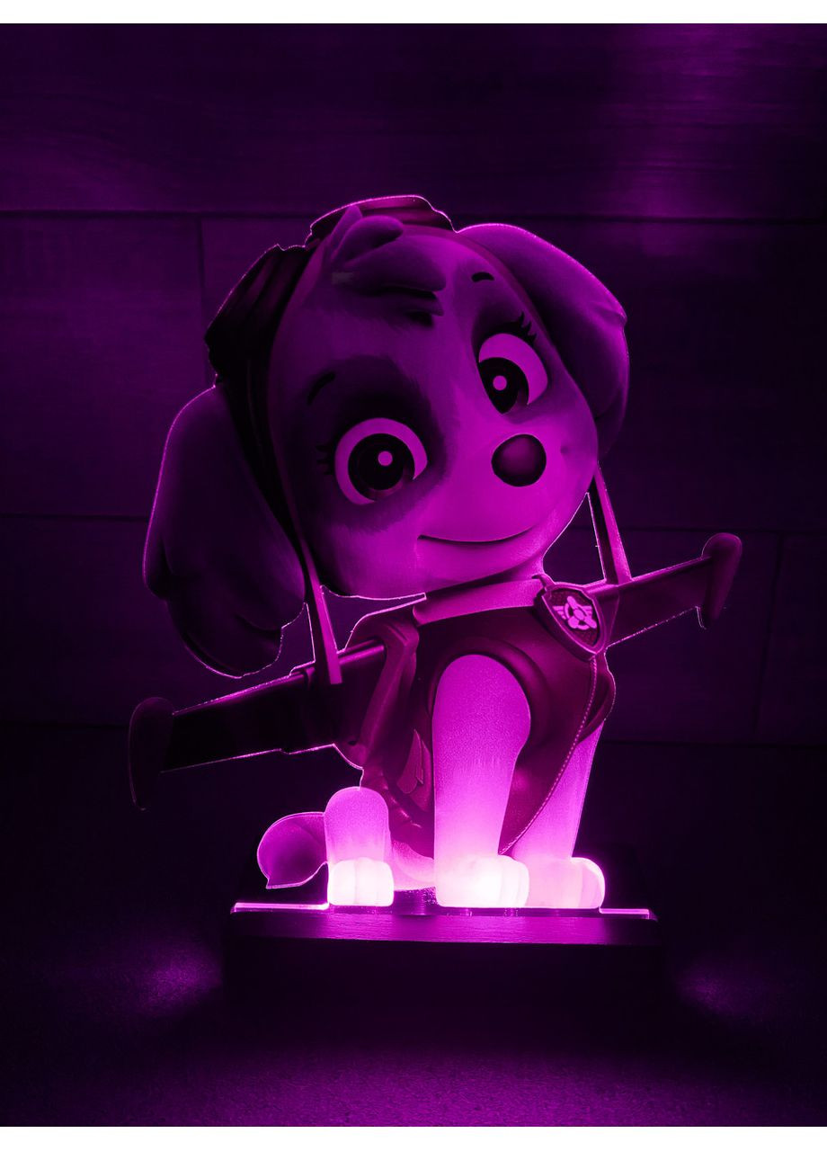 Подарунковий набір Скай Щенячий патруль (нічник з пультом керування + дерев'яні пазли) Creative (355407526)