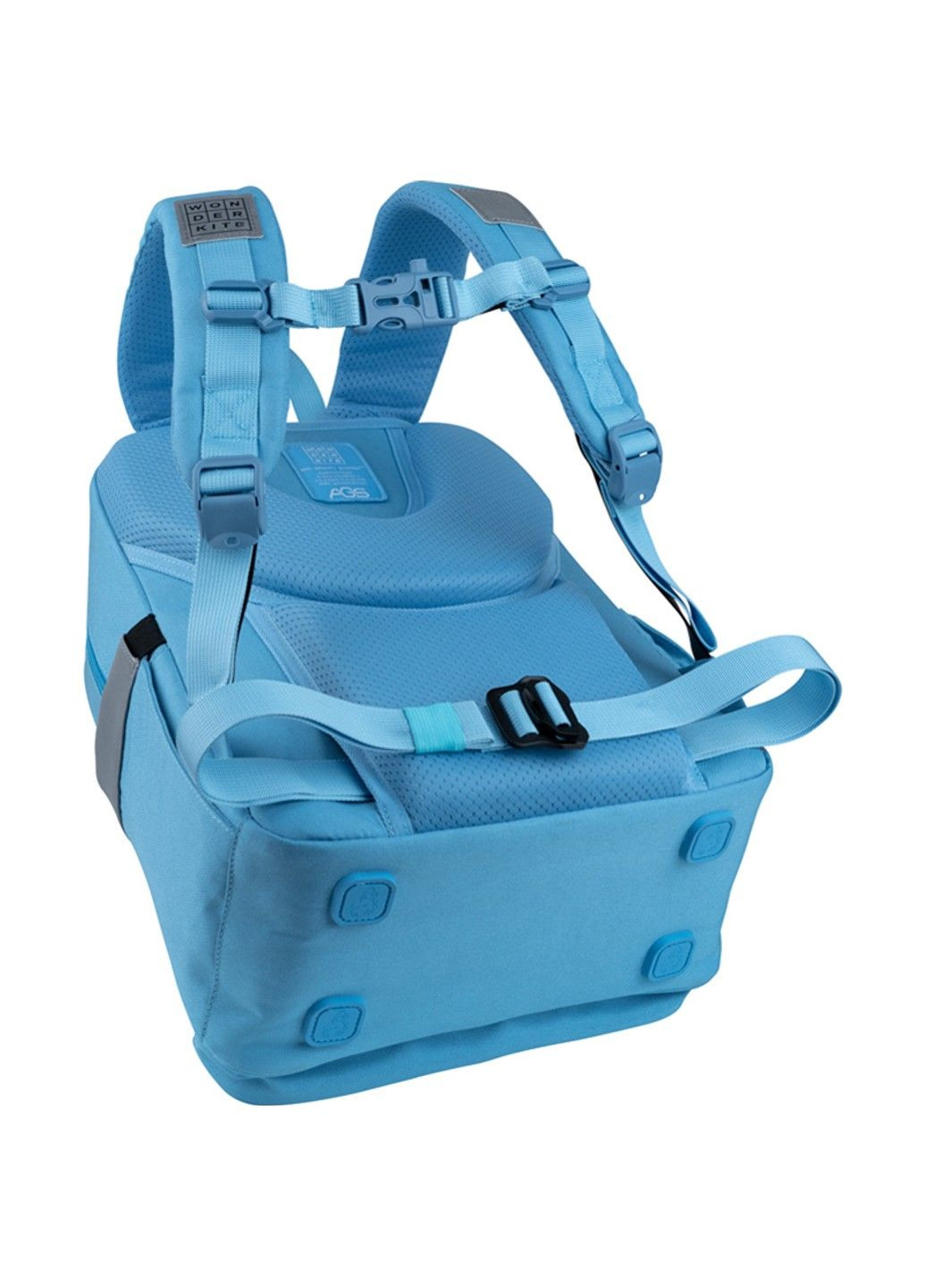 Набір рюкзак + пенал + сумка для взуття WK 728 блакитний Kite (335401496)