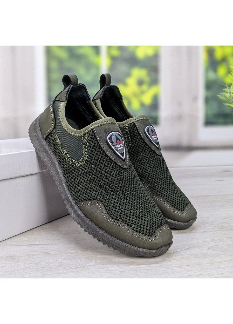 Хакі Літні підліткові кросівки для хлопчика сітка Dago