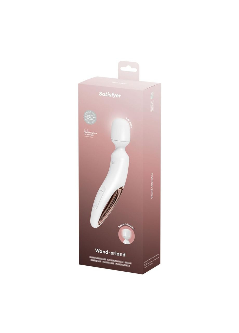 Вібромасажер Wand-erland (White/Rosegold) (м'ята упаковка!!!! Satisfyer (360475484)