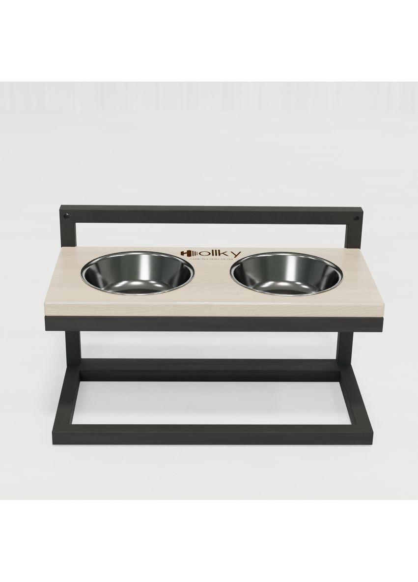 Миски на регулируемой подставке для маленьких собак Flex S (2×0.450 л) FS-422523-GRWH Hollky (365652743)