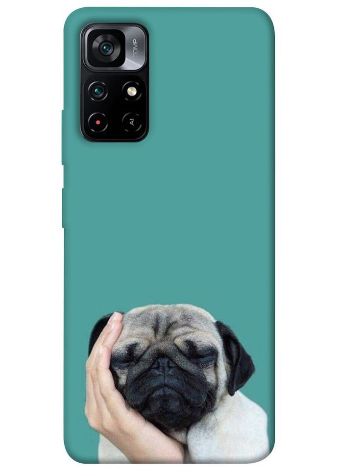 Чохол із принтом для Xiaomi Poco M4 Pro 5G/для Ксьомі, сяомі, ксіомі поко М4 про Мопс, що спить No Brand (339063377)