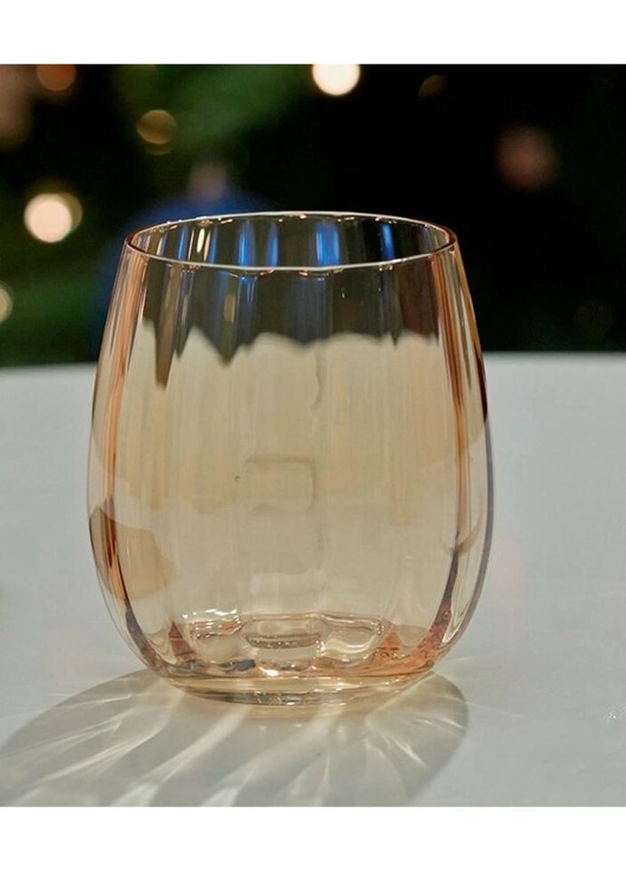 Набір низьких склянок Black Mars Amber AR2648G 480 мл 2 шт золотистий Ardesto (335716881)