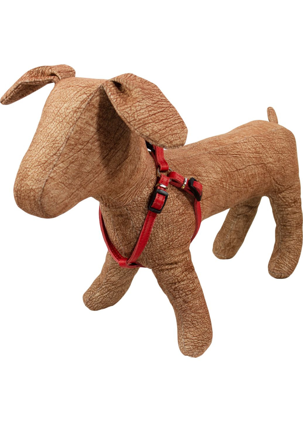 Нагрудник шкіряний подвійний 1.0/23-30 Червоний (4820224217659) Lucky Pet (321860797)