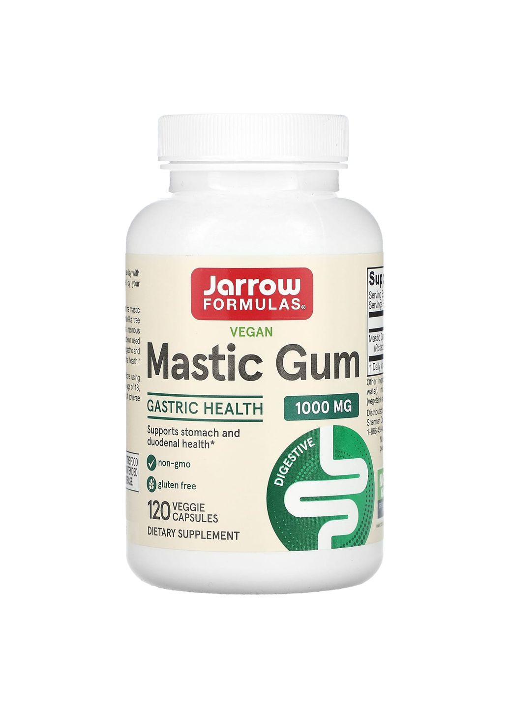 Смола смазочного дерева, Mastic Gum,, 500 мг, 120 капсул Jarrow Formulas (351384205)