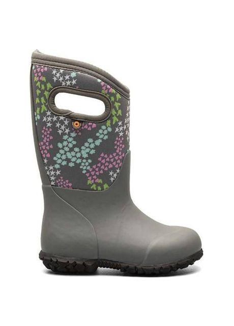 Серые сапоги резиновые осень/зима до -20 Bogs