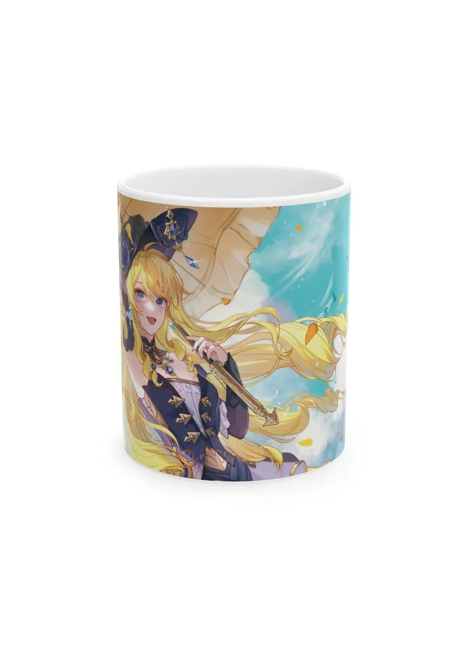 Аниме чашка Genshin impact Навия 02 No Brand (397106853)