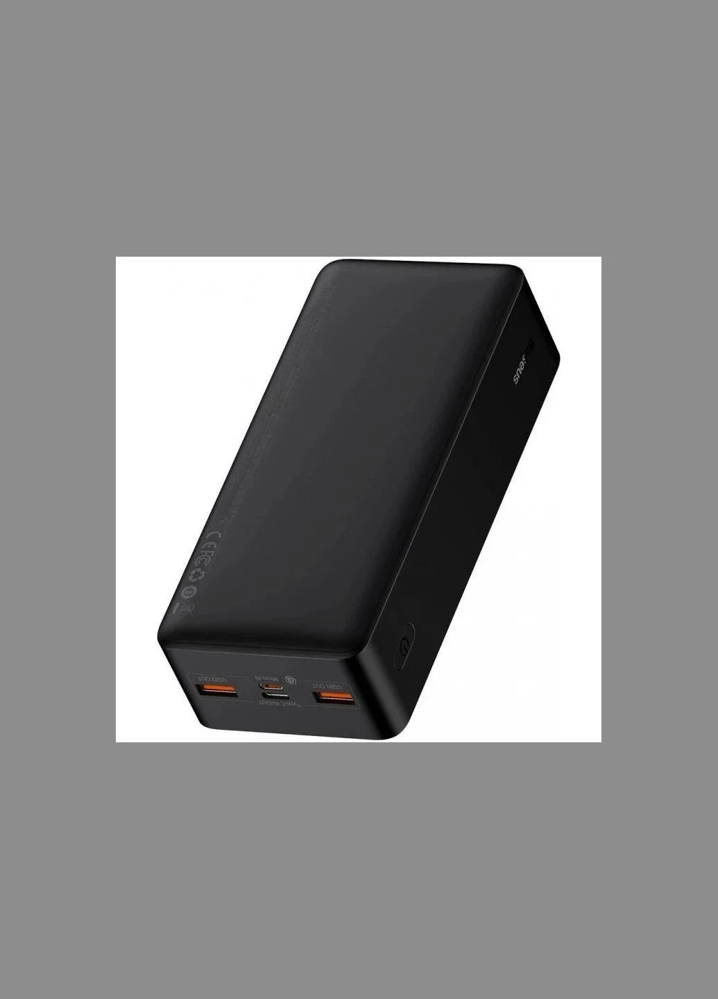 Зовнішній акумулятор Bipow Overseas 20W 30000 mAh Black (PPBD050401) Baseus (301090710)