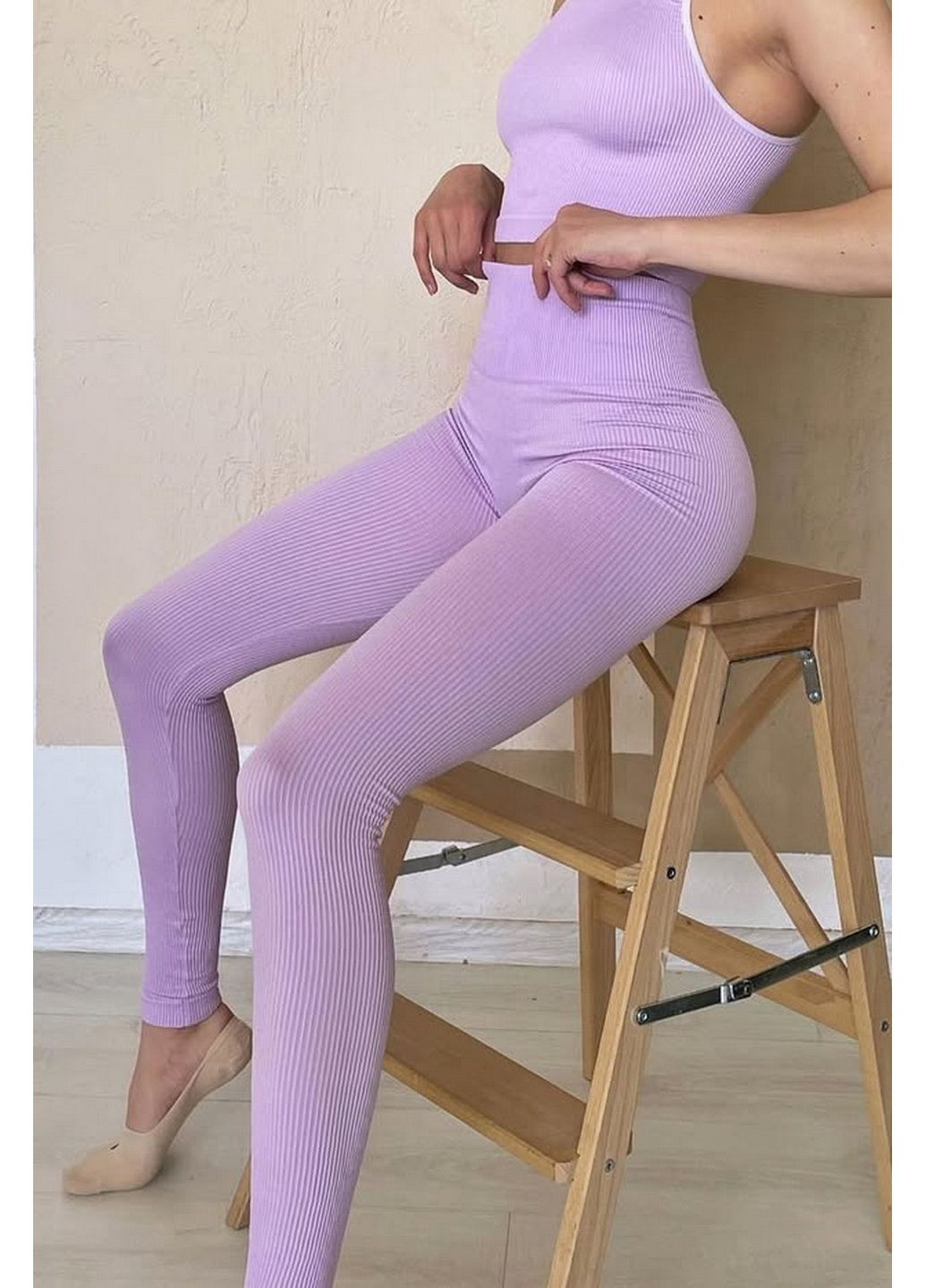Легінси в рубчик з Push Up ефектом Leggings RIB Push Up Giulia (362536260)