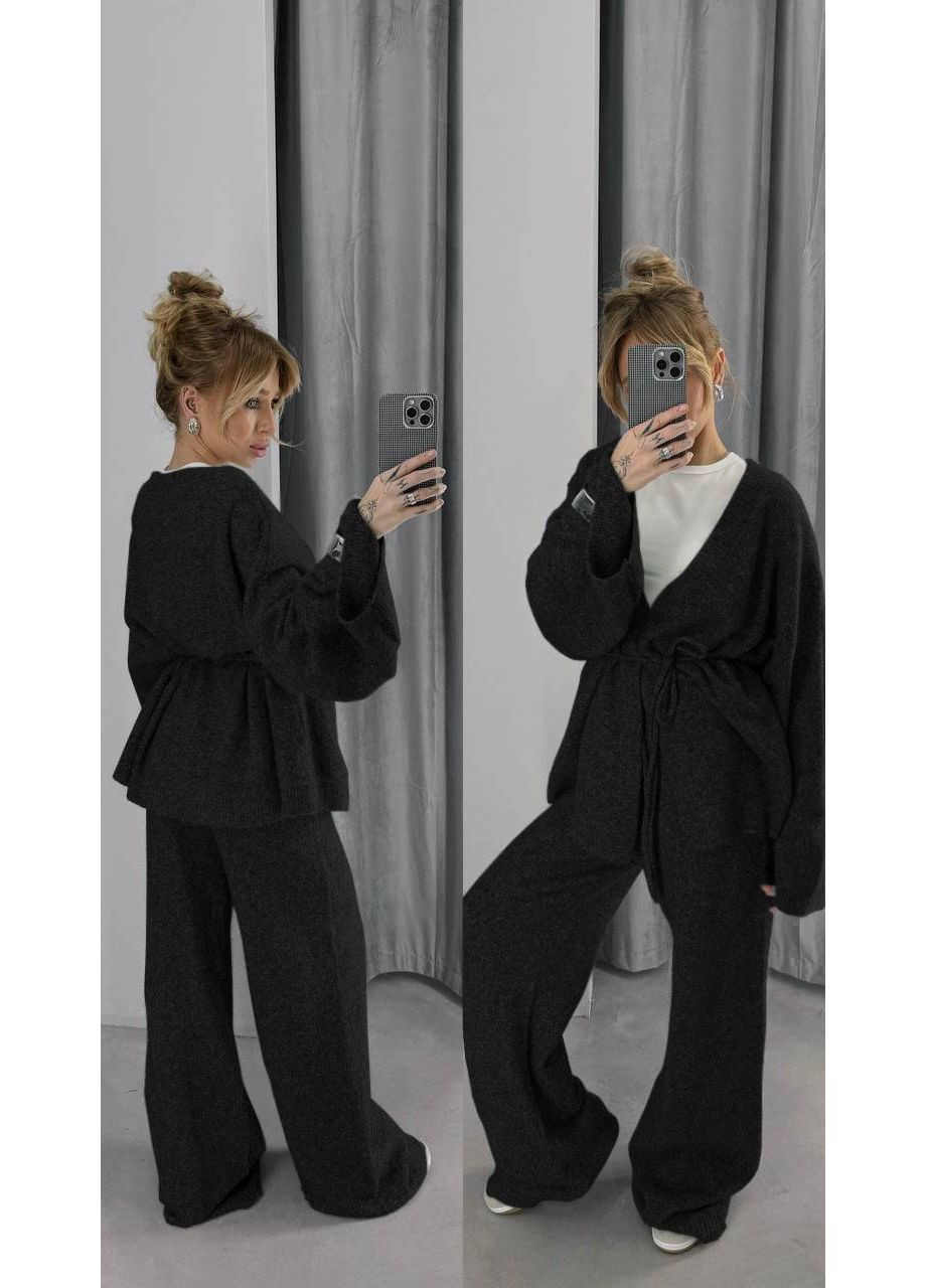 Женский шерстяной оверсайз комплект No Brand С824/825-1665/3 (363839499)