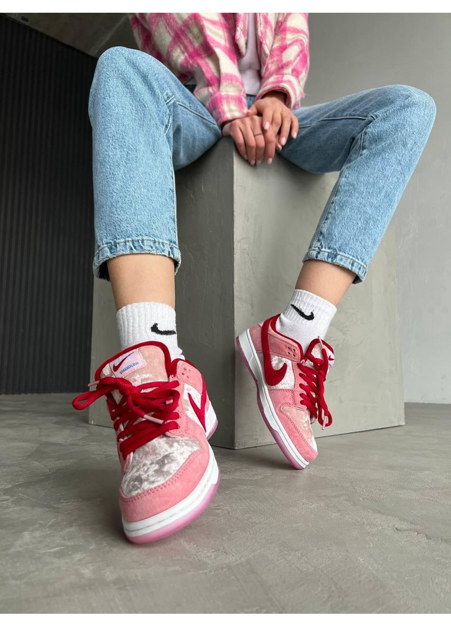 Белые демисезонные кроссовки мужские nike sb dunk low strangelove найк сб данк No Brand