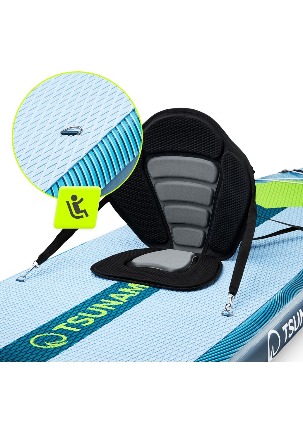 Надувная SUP доска PRO 350 см с веслом T15 () TSUNAMI P-5905973405638 (342758396)