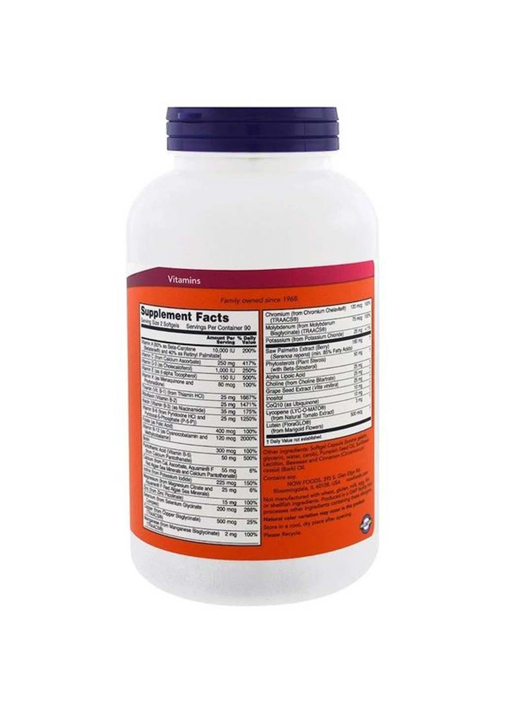 Витаминно-минеральный комплекс Now Foods (324063922)