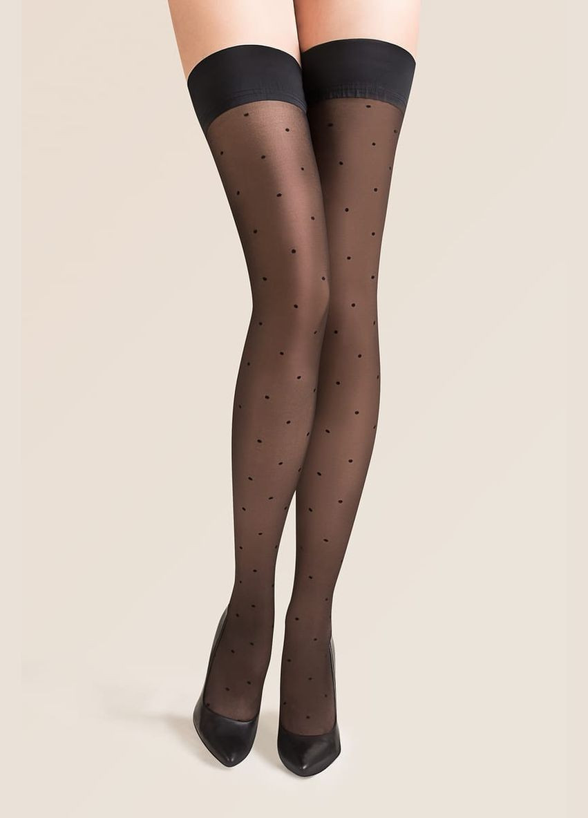 Чулки самоудерживающие 20 Den, Black Gabriella (259001040)