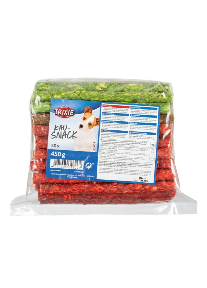 Лакомство для собак Роллы жевательные натуральная кожа 12 см 50 шт/уп Trixie (355255252)