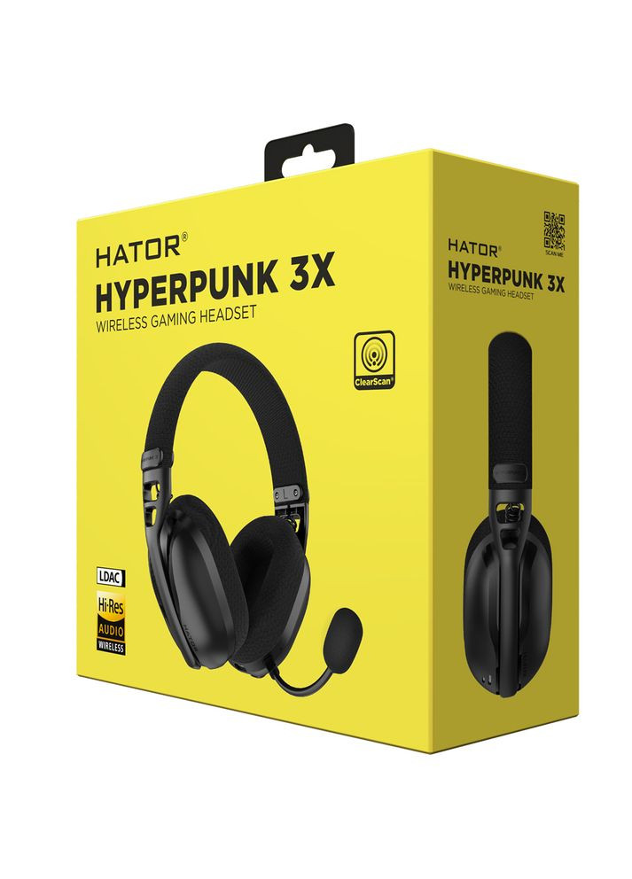 Гарнітура HYPERPUNK 3X Hi-Res Вlack (ESH14) Hator (364872451)