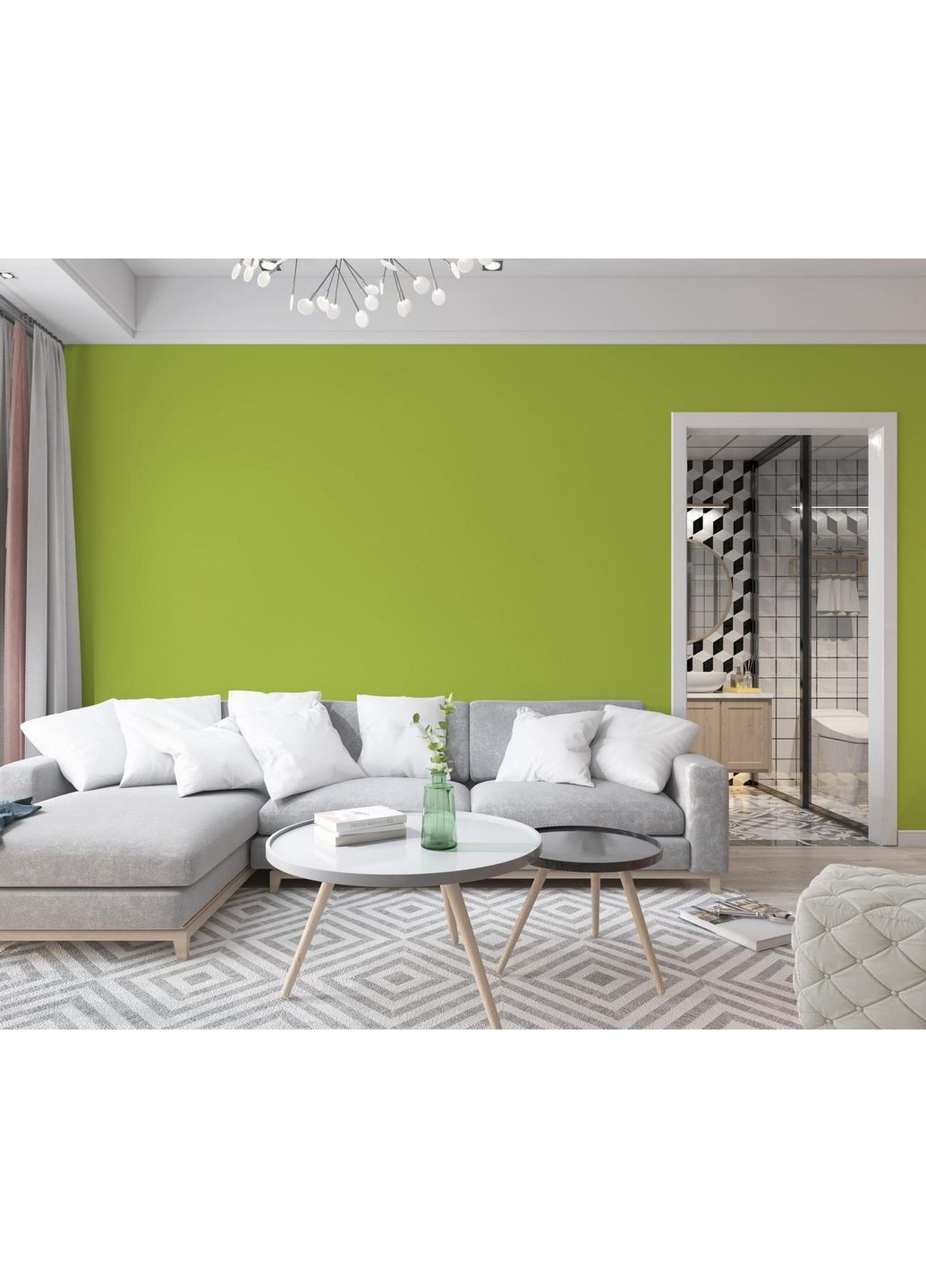 Краска интерьерная латексная 2060-G60Y 10 л SkyLine (289363751)