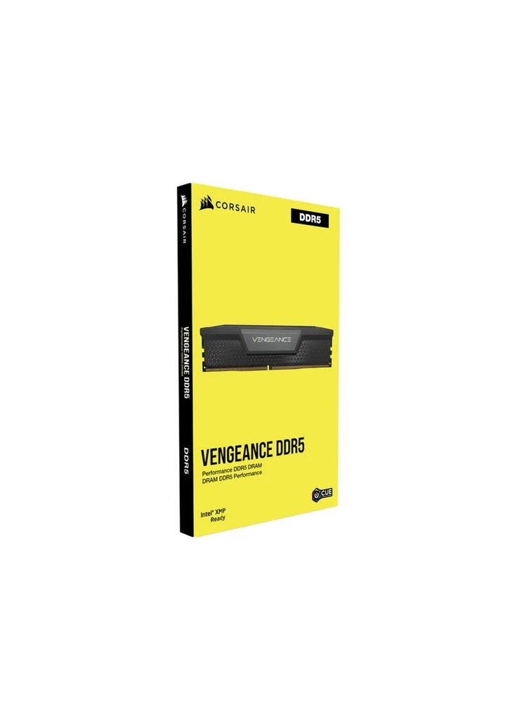 Модуль пам'яті для комп'ютера DDR5 64GB (2x32GB) 5200 MHz Vengeance Black (CMK64GX5M2B5200C40) Corsair (309186136)