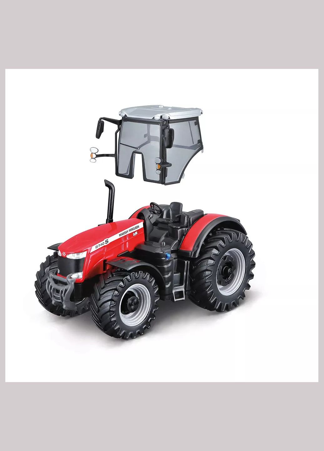 Модель - ТРАКТОР MASSEY FERGUSON 8740S (10 cm) 18-31613 Bburago (326806141)