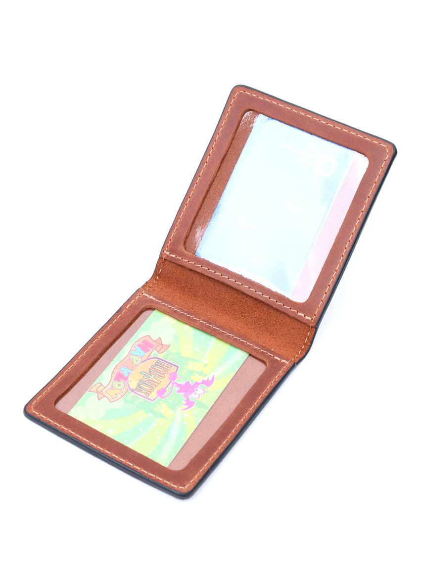 Кожаная обложка на удостоверение участника боевых действий 11663 Коричневый Grande Pelle (331913542)