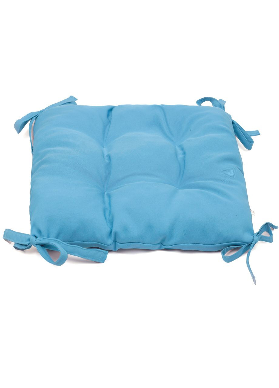 Подушка на стілець см небесно-блакитний No Brand (324832212)