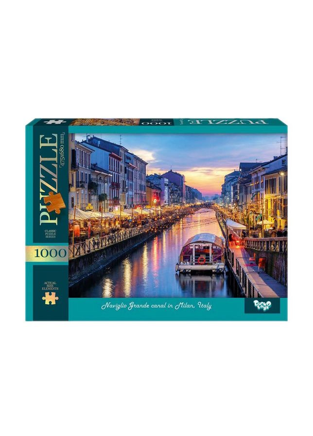 Пазл "Канал Навільйо-Гранде" C1000-13-07, 1000 елементів Danko Toys (369169978)