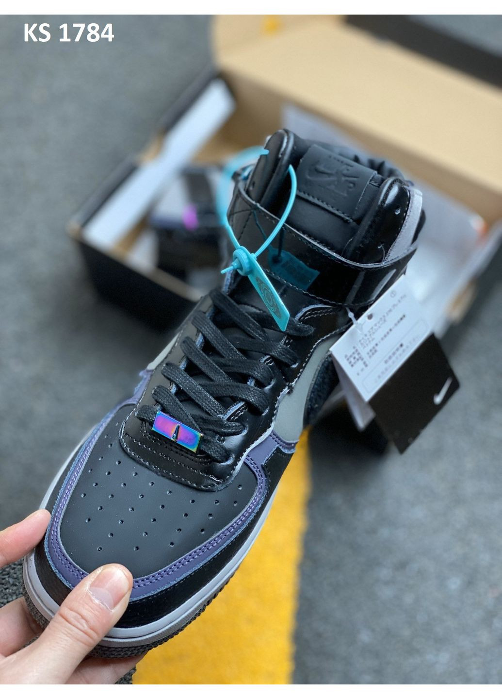 КРОСІВКИ ЖІНОЧІ NIKE AIR FORCE 1 HIGH X A MA MANIERE НАЙК АІР ФОРС 1 ПРЕМІУМ No Brand комбіновані демісезони (367171453)