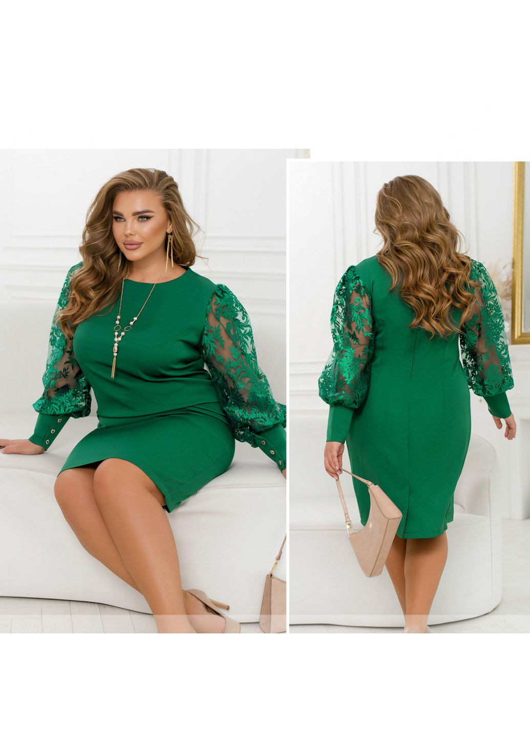 Зелена сукня Liton