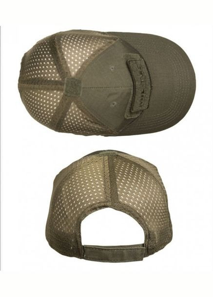 Кепка бейсболка з сітчастою вставкою Olive Mil-Tec (315821897)