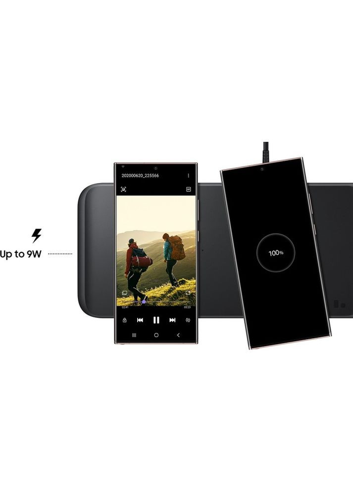 Беспроводное зарядное устройство для Wireless Charger Trio charger Black (EP-P6300TBRGRU) Samsung (369723383)