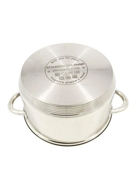 Каструля з нержавіючої сталі 2.6л Styleberg WK-2157 No Brand (300079554)