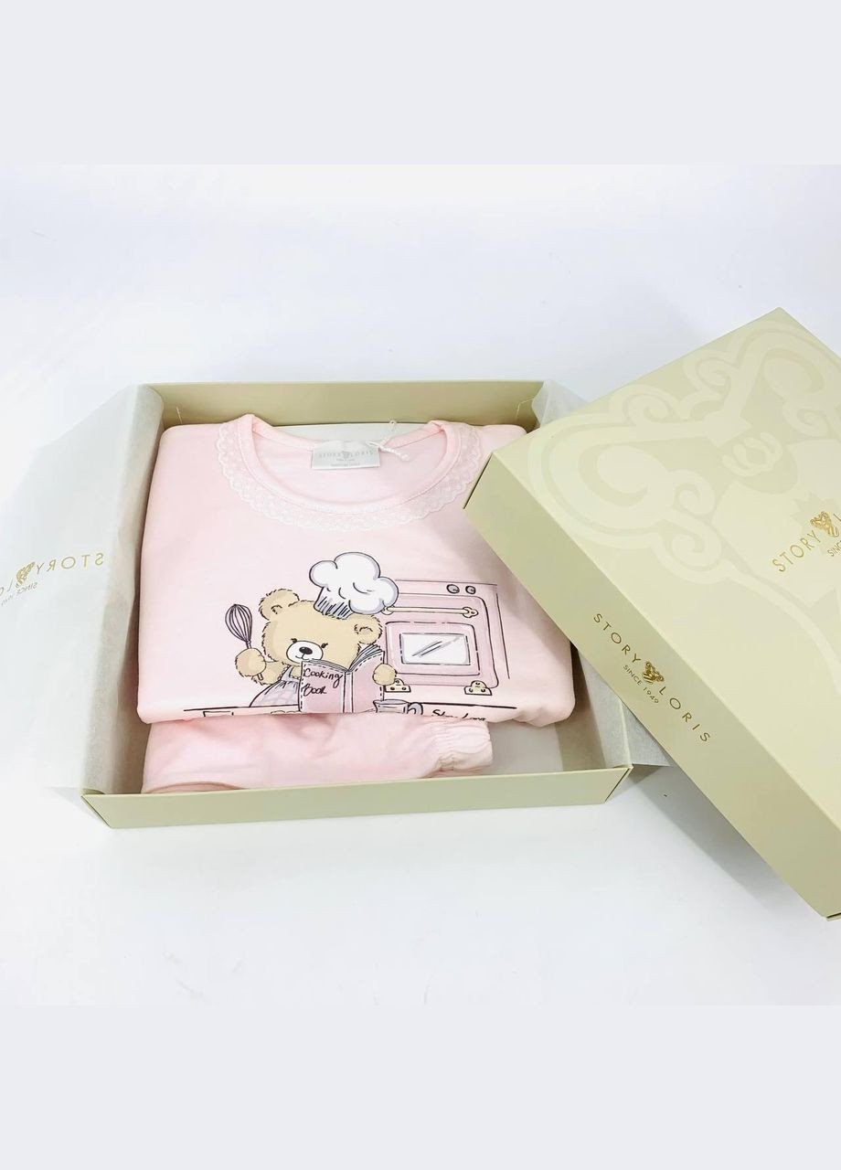 Розовая пижама, ст. 17301, orso chef, 2 года, 92 см Story Loris