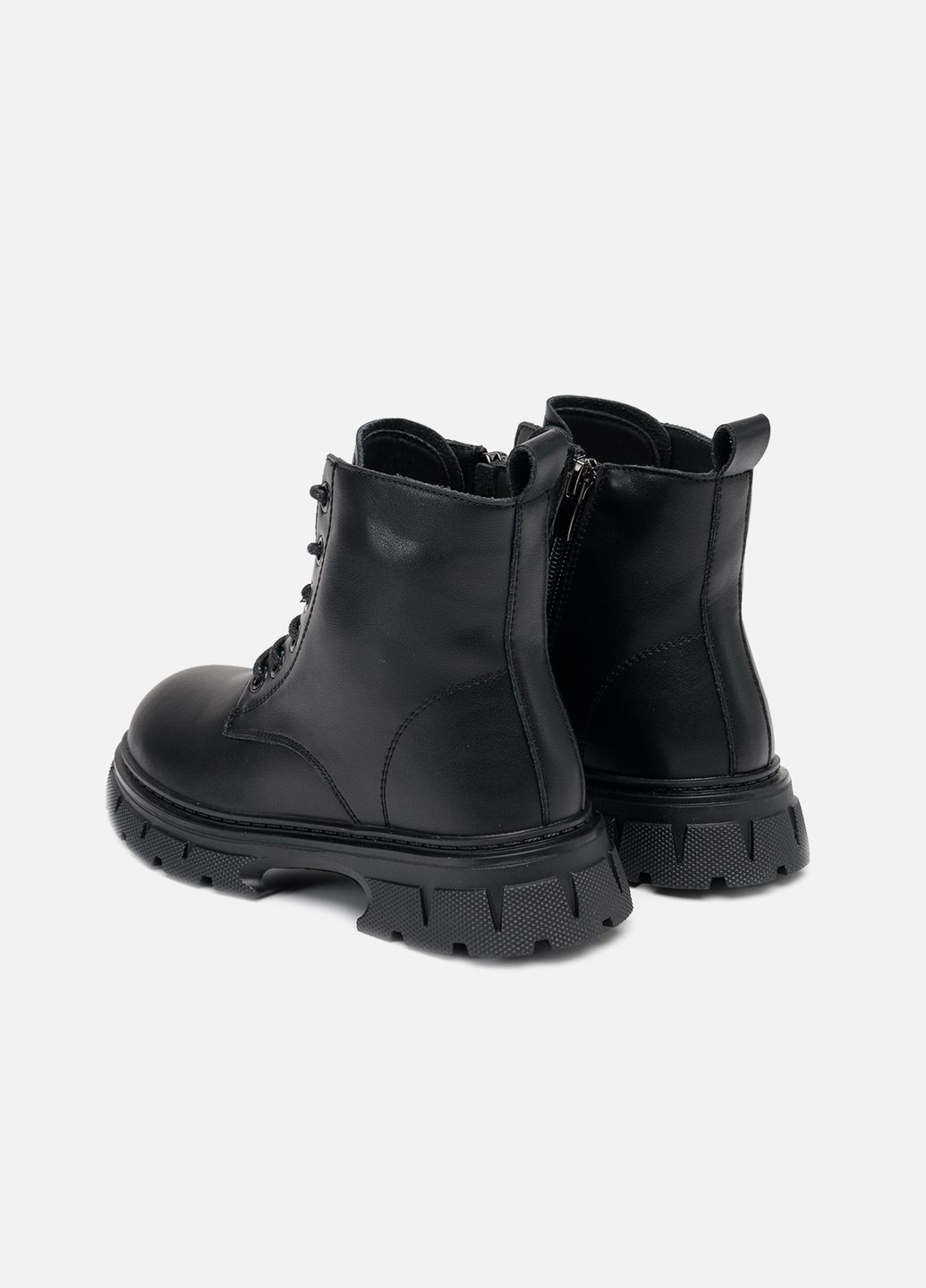 Черные осенние ботинки для девочки цвет черный цб-00253575 Buddy Sheep