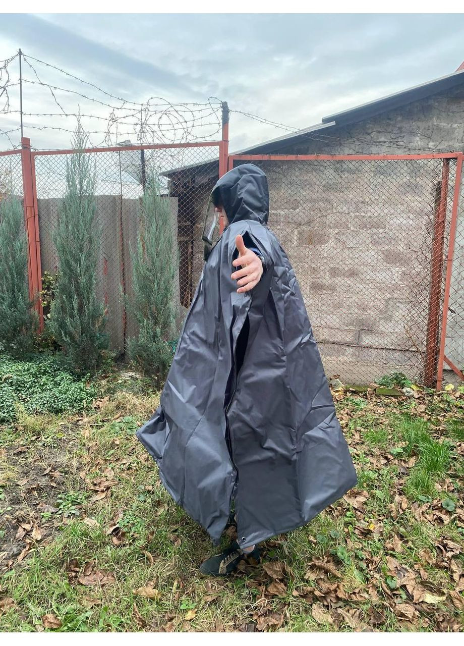 Пончо Анти-тепловізор дощовик, захист від тепловізора та від дощу, антитепловізор No Brand (361149324)