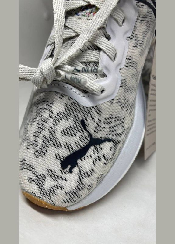 Білі кросівки жіночі Puma x first mile deviate nitro worunning shoes grey
