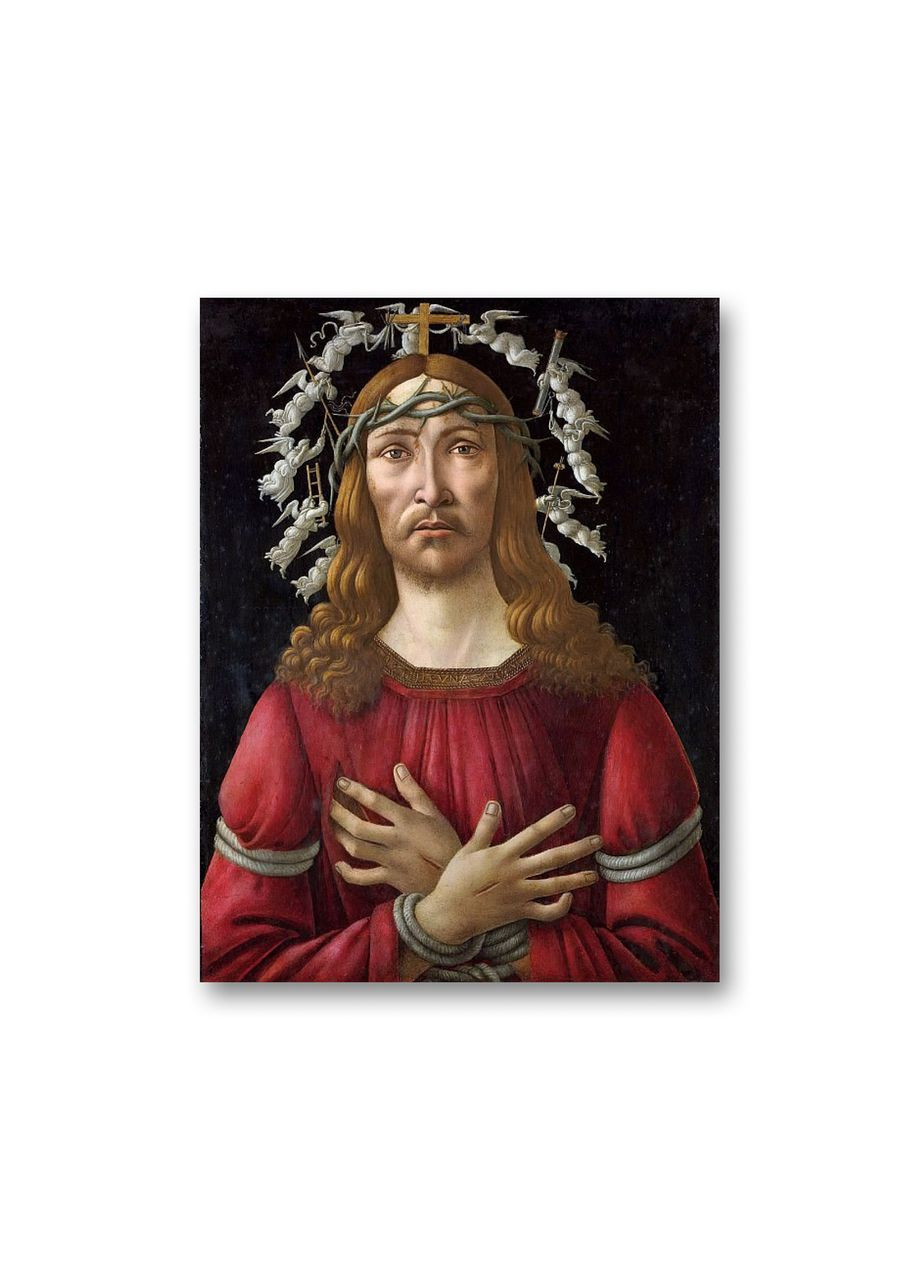 Печать на холсте Муж скорбей Сандро Боттичелли 50x70 No Brand (346494329)