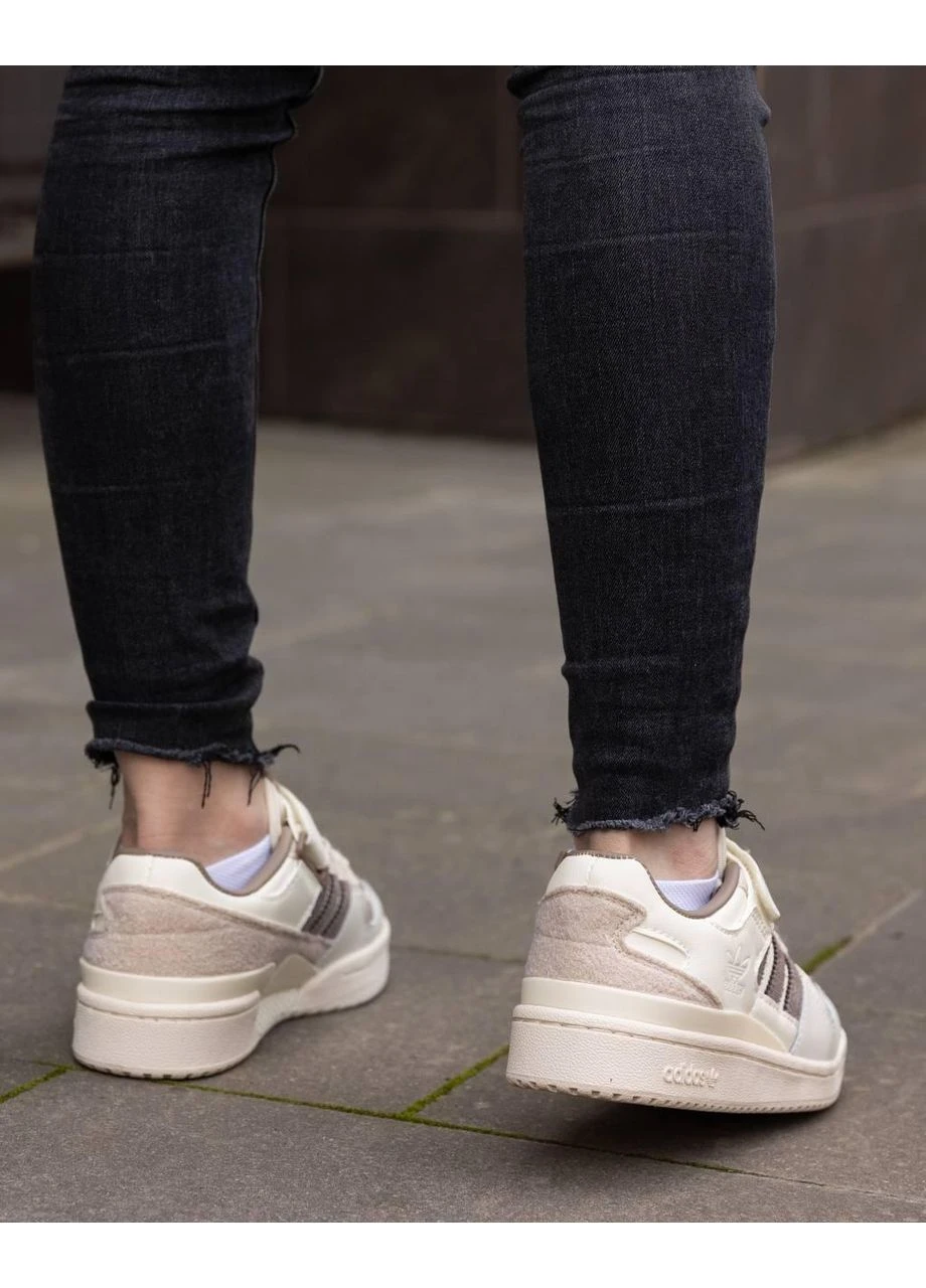КРОССОВКИ ЖЕНСКИЕ ADIDAS FORUM 84 LOW BEIGE BROWN АДИДАС ФОРУМ 84 БЕЖЕВЫЕ No Brand бежевые демисезоны (391999917)