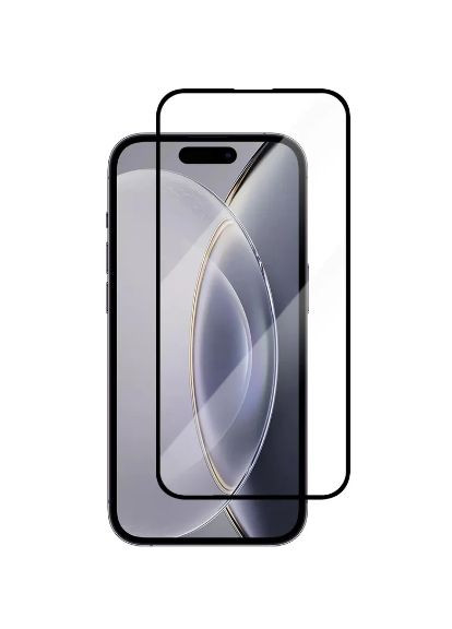 Закаленное стекло на iPhone 15 Pro Max / Полное покрытие / Черная рамка X-level (329882022)