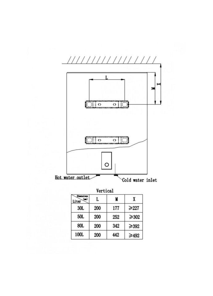 Водонагрівач (бойлер) електричний накопичувальний EVH30R Spring WILLER (314930708)