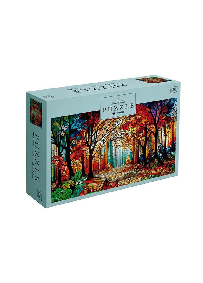 Пазлы трехслойные Stained Glass 1, 2000 шт. Interdruk (369154952)