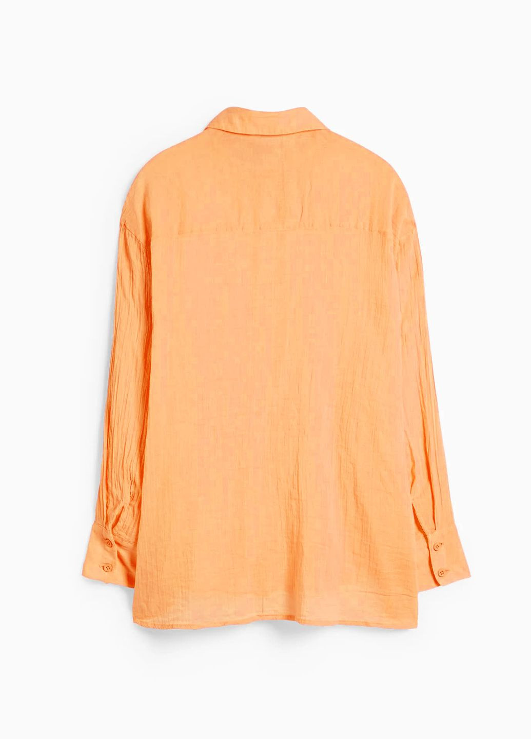 Оранжевая кэжуал рубашка однотонная C&A