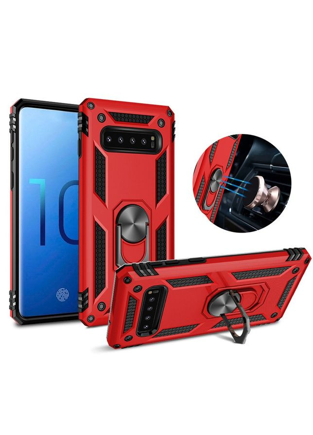 Захисний чохол Verus з кільцем підставкою для Samsung Galaxy S10 Military Equipment (322212814)