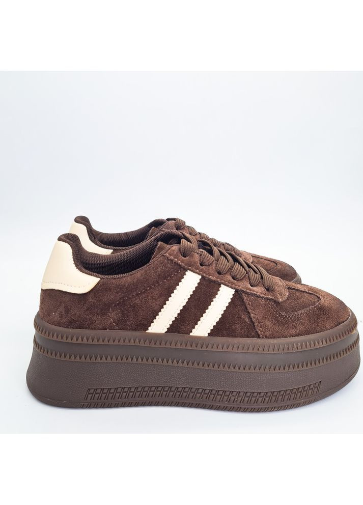 Кросівки (р) Замшa 0-1-1-AM-5826-2-19 Baderus темно-коричневі (359377069)