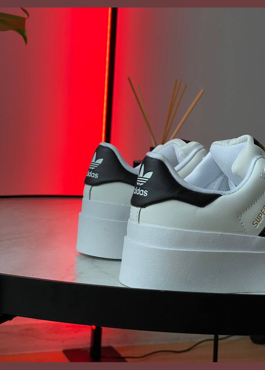 Черно-белые кеды Vakko Adidas Superstar Bonega