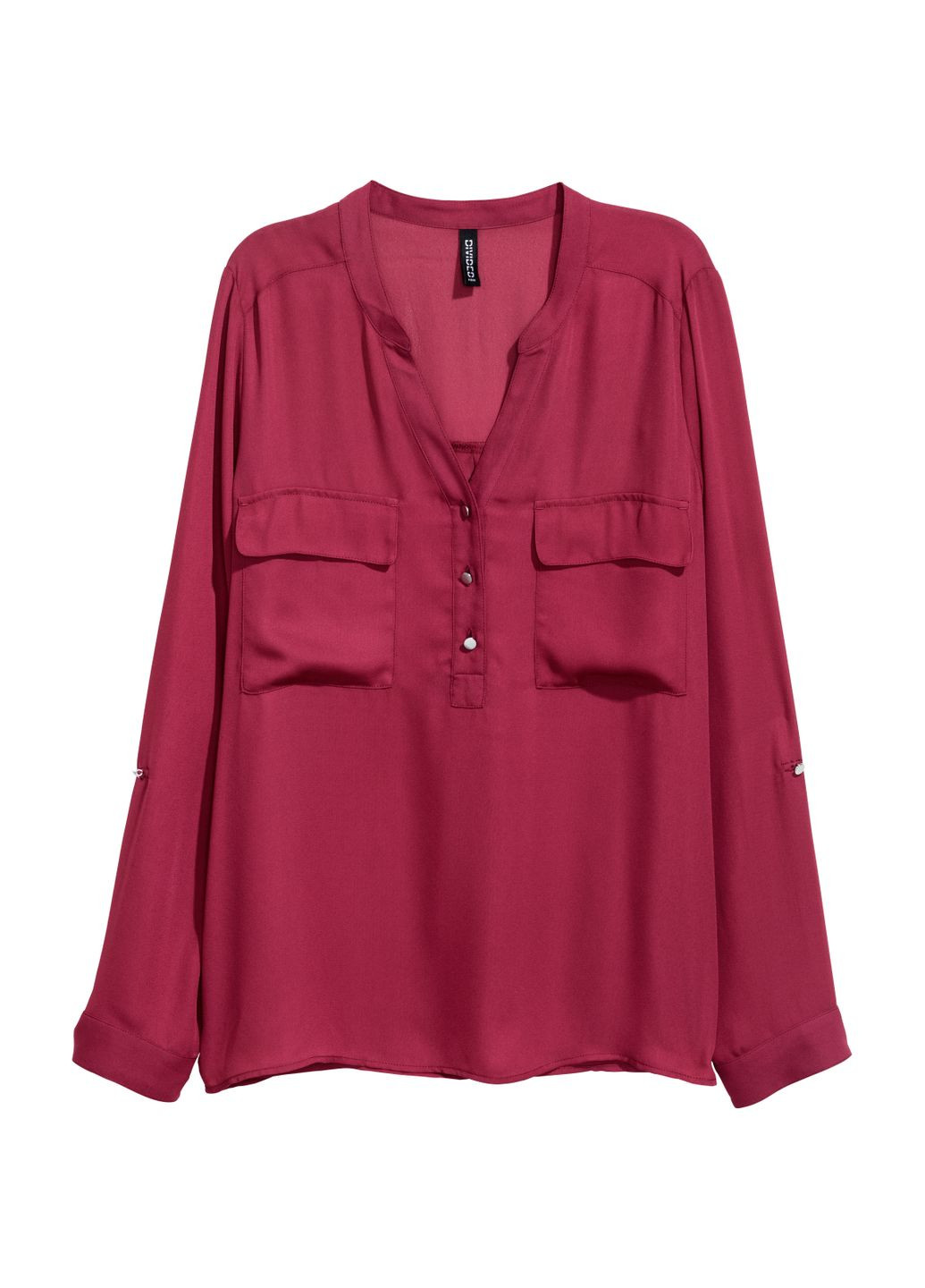 Темно-розовая блуза демисезон,темно-розовый, divided H&M