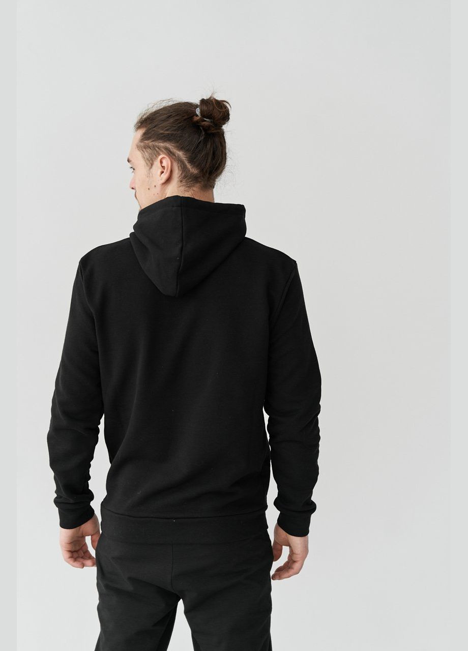 Чорний кофта чоловіча з капюшоном чорна (№50) UMON (315480837)