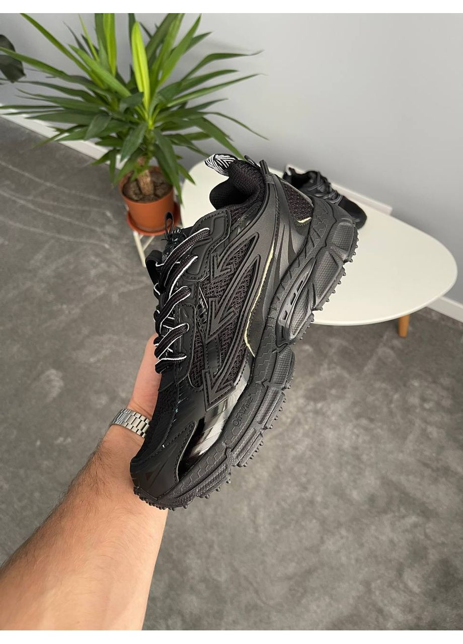 Чорні Осінні кросівки чоловічі і жіночі off-white be right back black | офф-вайт райт бек чорні No Brand