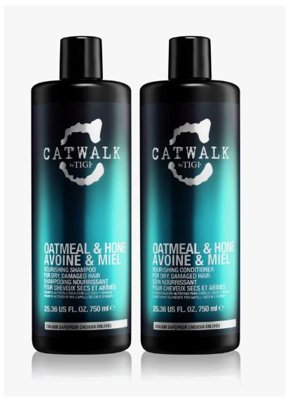 Набор для обновления волос Catwalk Oatmeal & Honey шампунь и кондиционер по 750 мл Tigi (361072121)